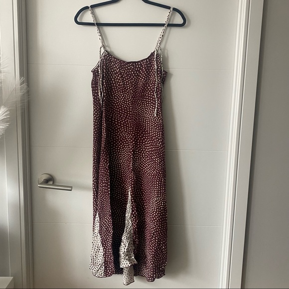 Rag & Bone Dirdre Midi Dress Polka Dot Size XS - Picture 3 of 8